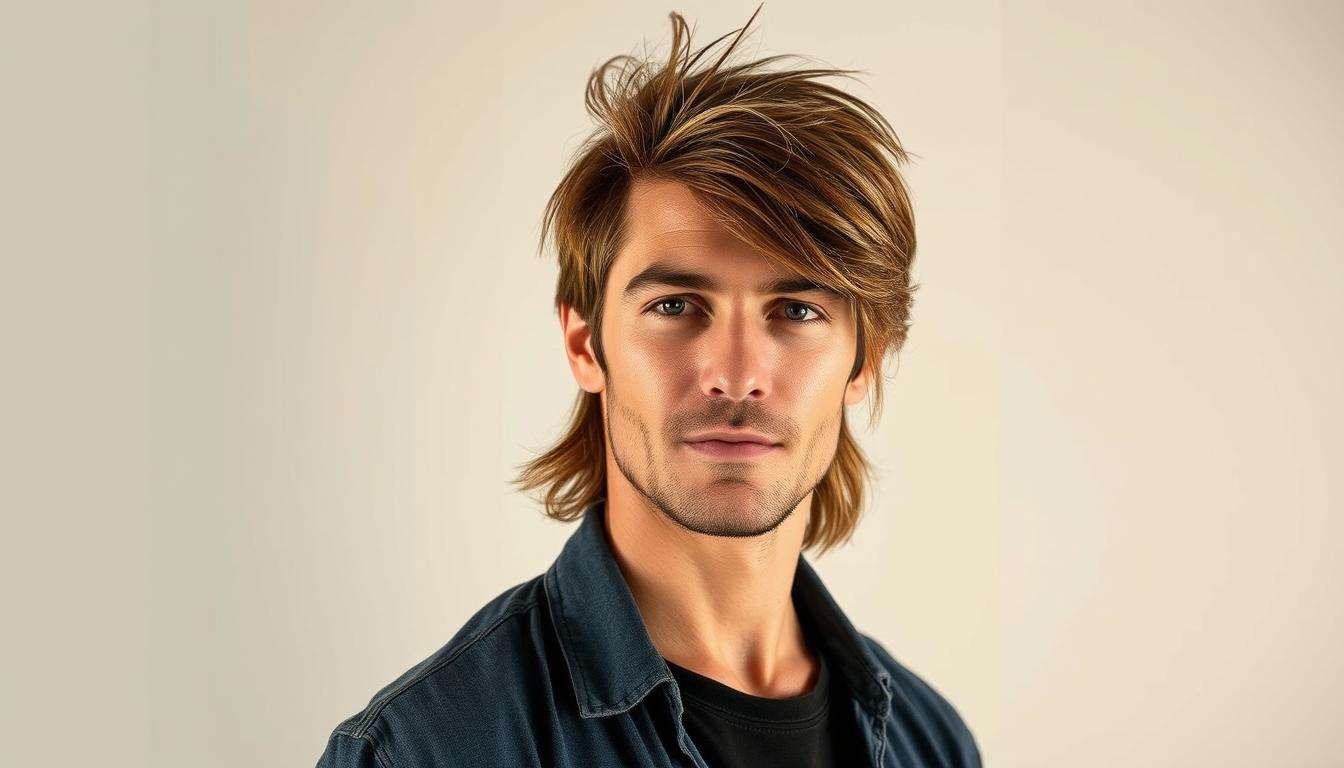 Shaggy Mullet for Men