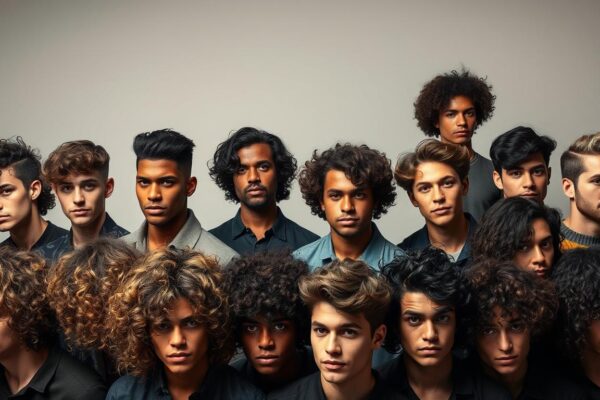 Wavy Perm Men