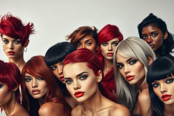 Red and Black Hair